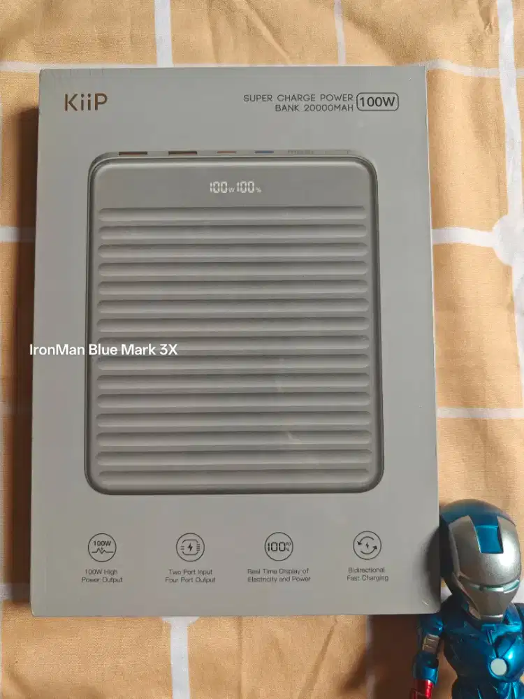 KIIP E63 Power Bank Fast Charging 100w Type C PPS Super fast charging