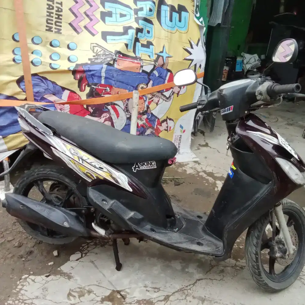 Mio Smile 2010 Surat Lengkap Plat BE