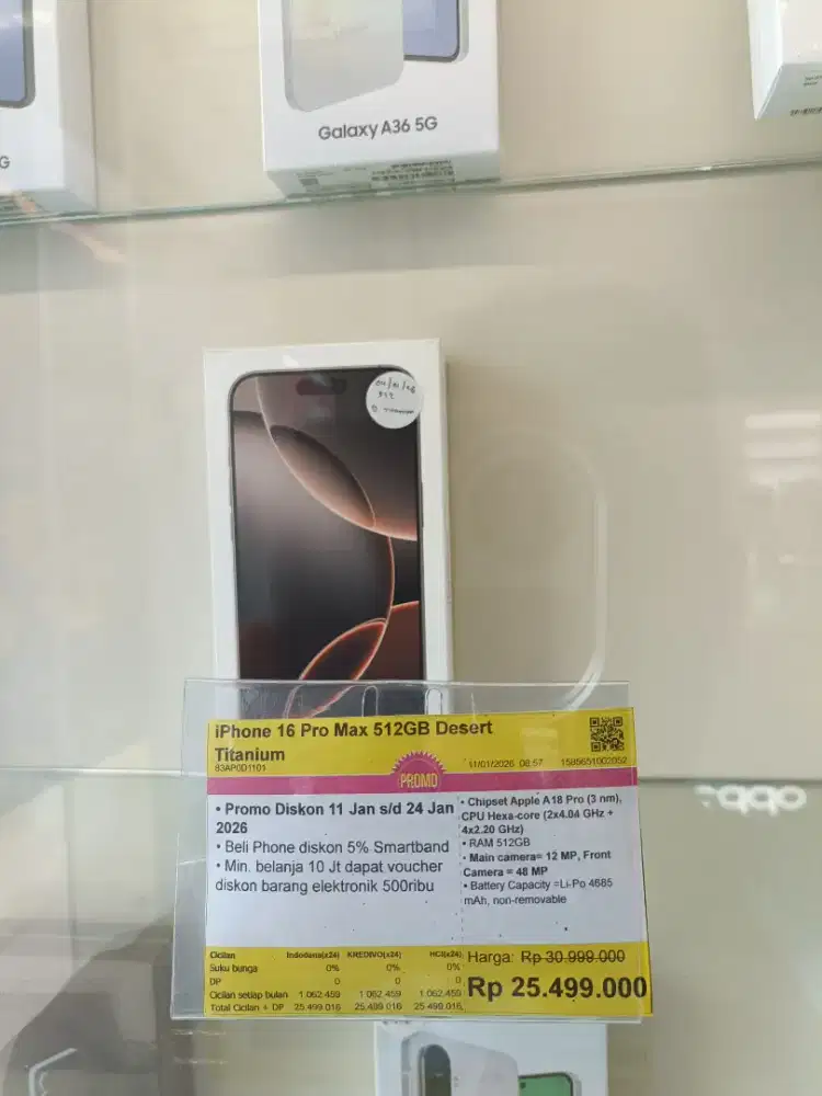 Kredit Kredivo iPhone 16 Pro Max 512GB Bunga 0 Tanpa Dp