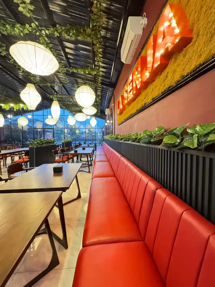 Produksi sofa resto warna bisa reques