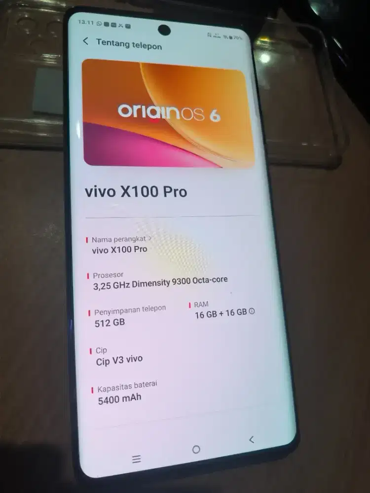 REDMI NOTE 13 PRO + 5G  RAM 12+6/512 Unit Carger
Mulus 
Nominus