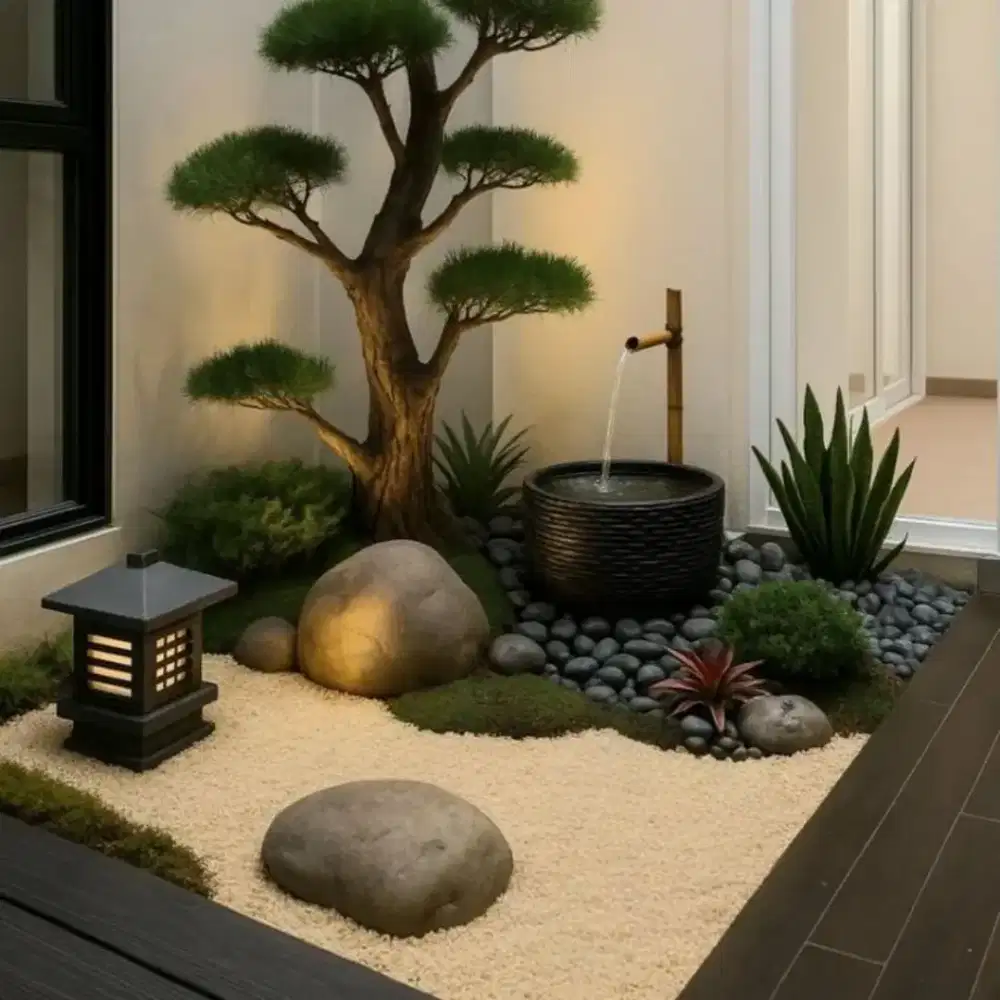 Jasa pembuatan taman bonsai taman kering taman minimalis dll #7