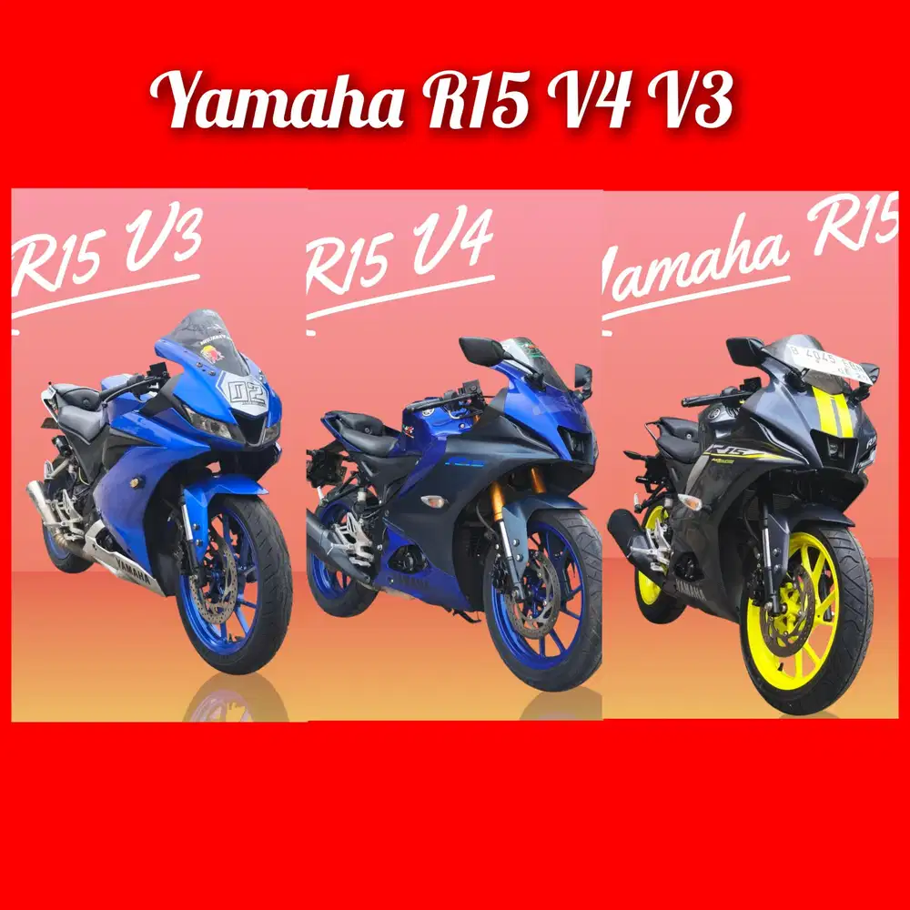 Dp700rb Yamaha R15 V3 V4 (KTP daerah bs kredit) vva