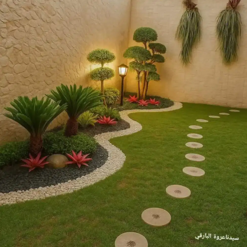 Jasa pembuatan taman sintetis taman korea taman kering dll #9