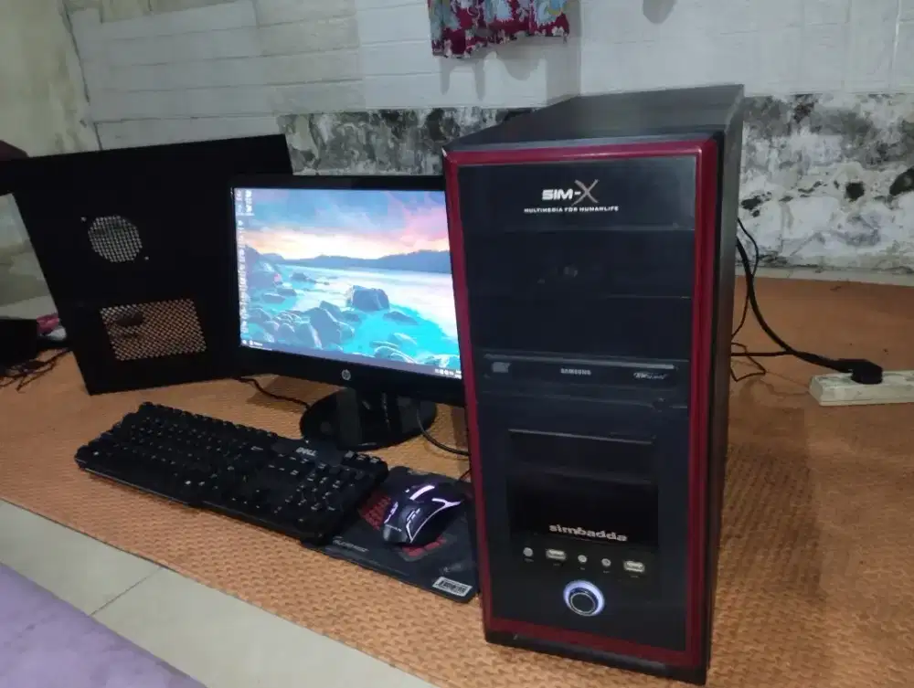 1set komputer office admin, i3 gen3, monitor 19 inch siap pakai