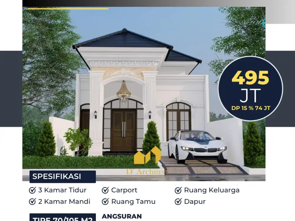 RUMAH MURAH KEDATON BANDAR LAMPUNG