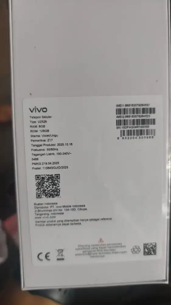 VIVO Y19 Sgt Baruuu