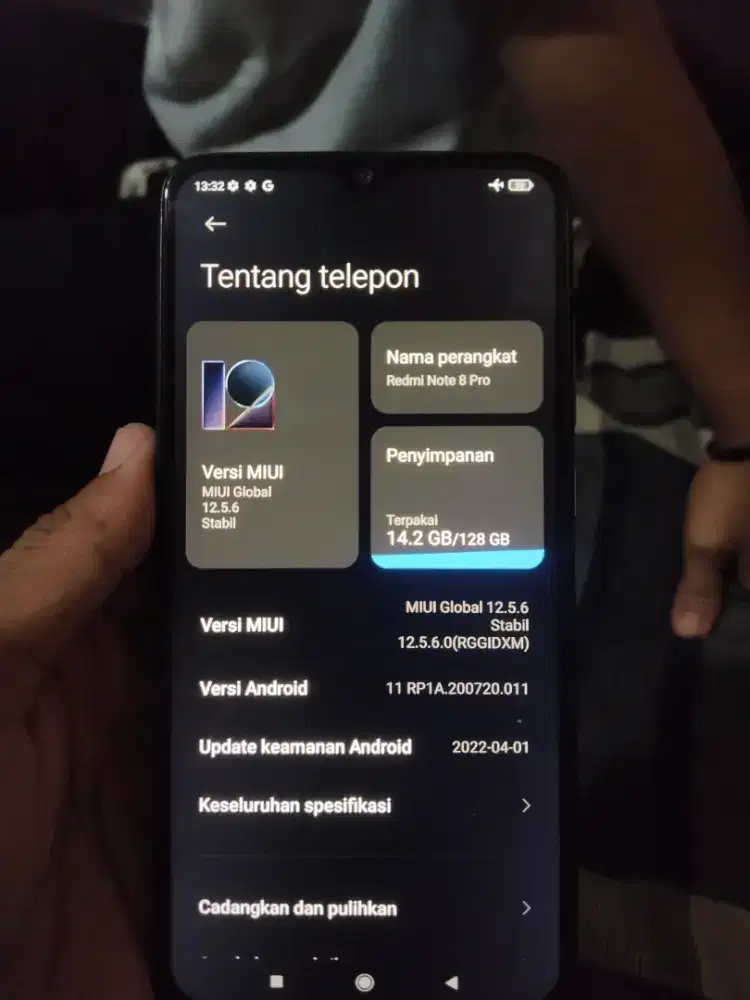Readmi note 8 pro 6/128
