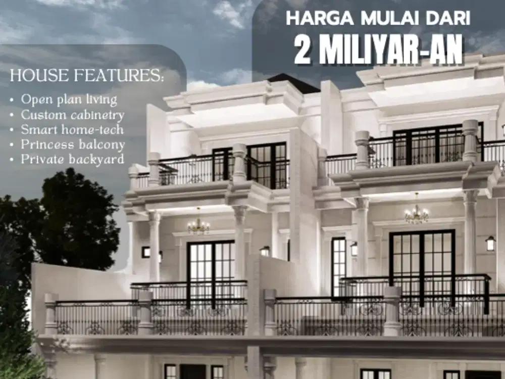 HANYA 2 UNIT! Rumah Premium 3KT Security 24Jam Jakarta Selatan 2,2M