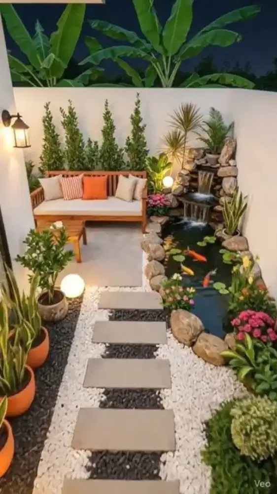 Jasa pembuatan sungai buatan kolam ikan koi kolam relif dll #17