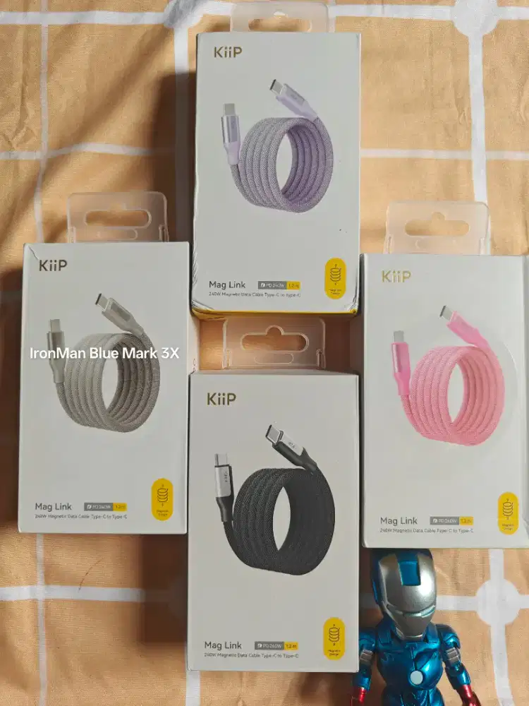 KIIP MAGNETIC Cable CMC120 Type C to C PD 240w PD 3.0 QC 3.0 iPhone