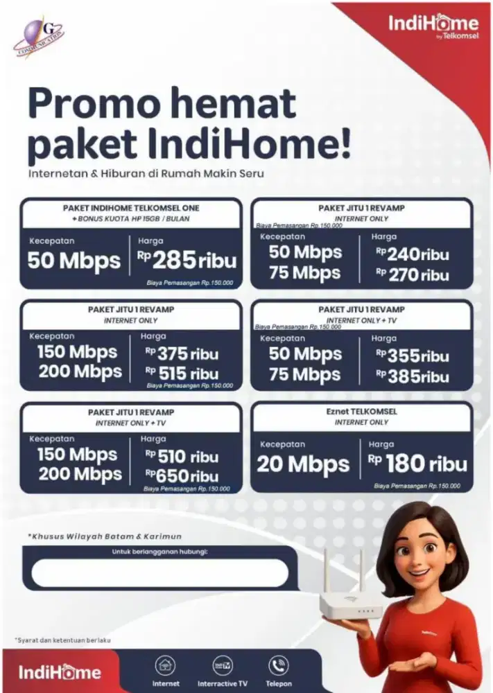 Daftar internet batam