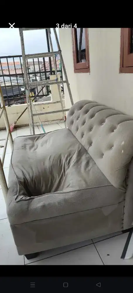 jual kursi 2 seater kondisi sesuai foti