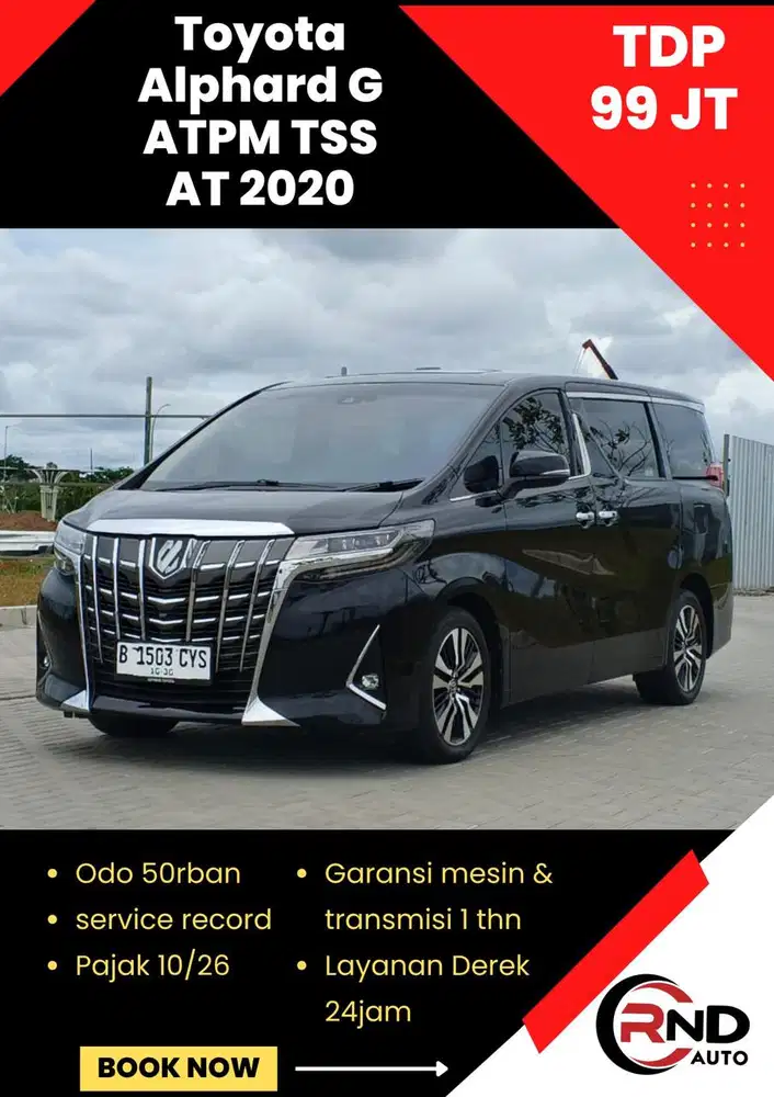 Toyota Alphard G ATPM 2020 Bensin
