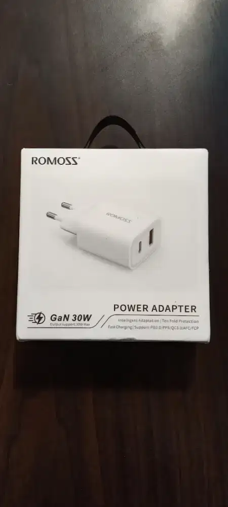 Romoss Kepala Charger Adaptor AC30RD WHITE