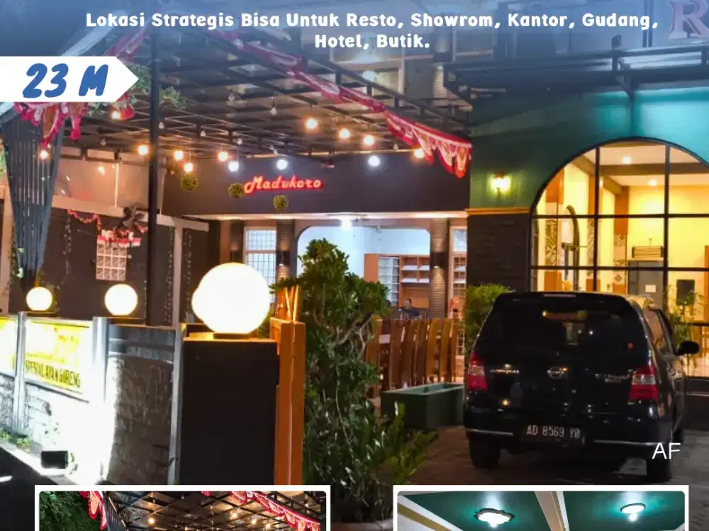 Dijual  Tempat Usaha (Resto) Tanah, Bangunan & Isinya Lokasi Kerten Laweyan Surakarta