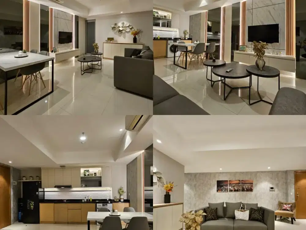 Aparatemen Kemayoran, The Mansion Jasmine 2BR Full Furnish interior Lantai Tinggi