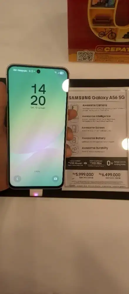 cicilan kredit Samsung Galaxy A56 pakai home credit dbogor