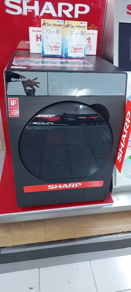 Sharp Front Loading 12KG Bisa Kredit DP 0