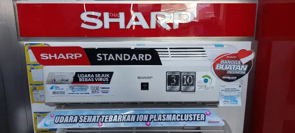 Sharp 1/2PK Kredit DP 0 Promo Free Pasang