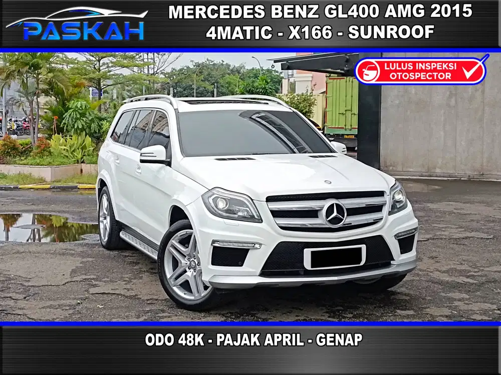 Genap Odo=48k Bunga=5% TAX=ApriL GL400 AMG 2015 GL 400 AMG 4Matic 2015