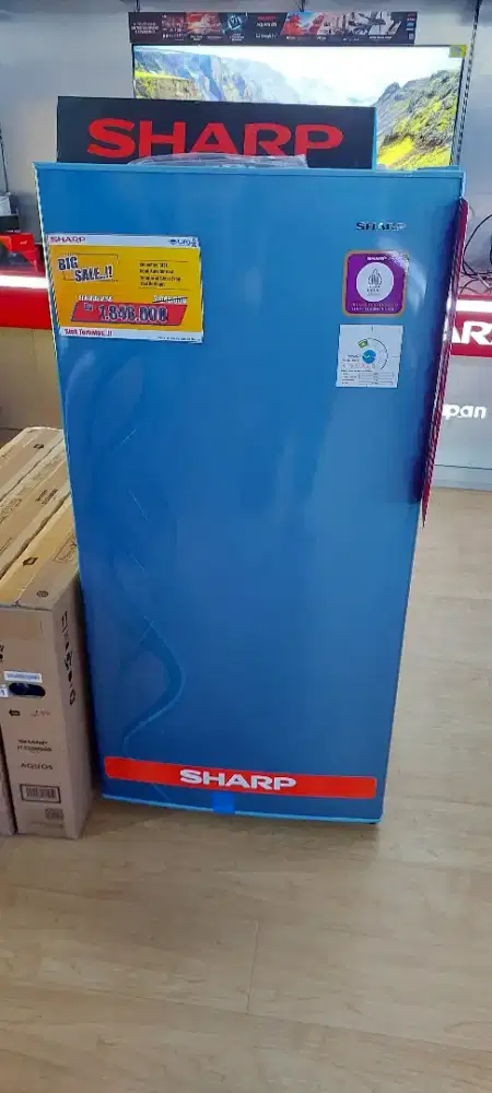 Sharp 1 Pintu Kredit DP 0 Syarat KTP Saja