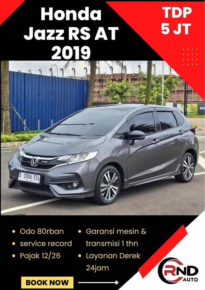 TDP 5 juta !! Honda Jazz RS AT 2019 Bensin