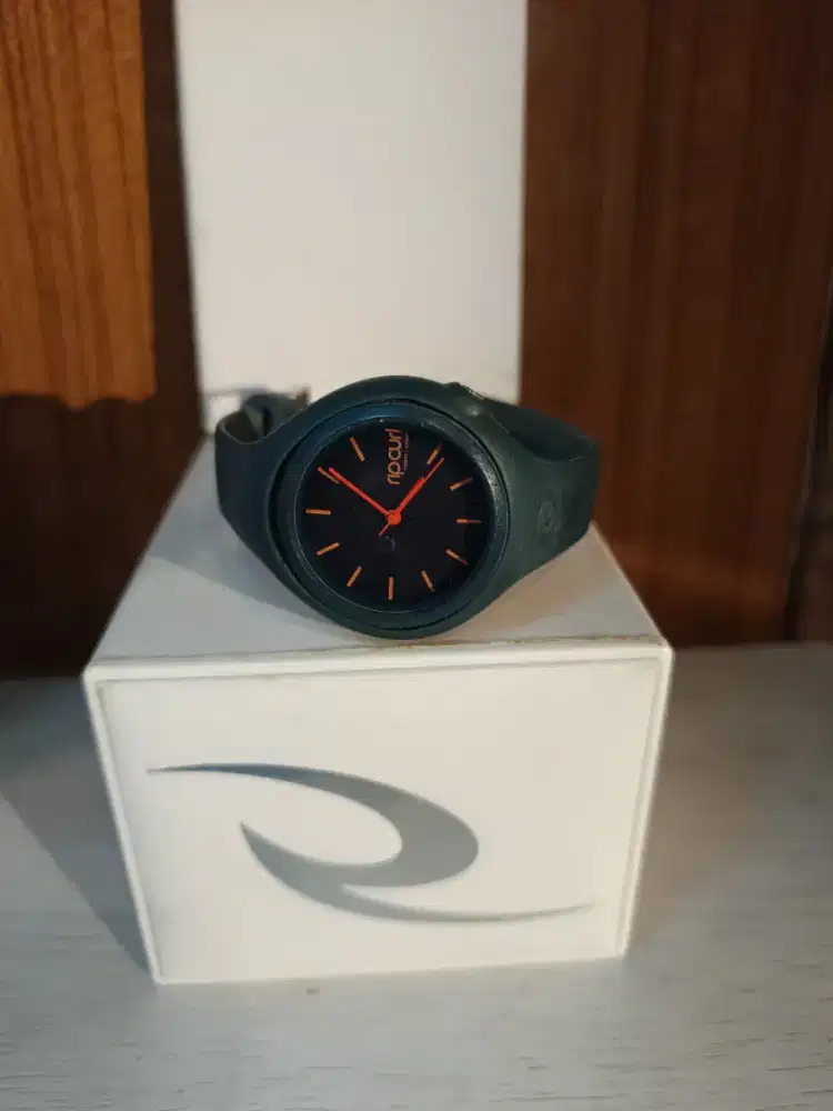 Jam tangan karet, tahan air Rip curl, original
