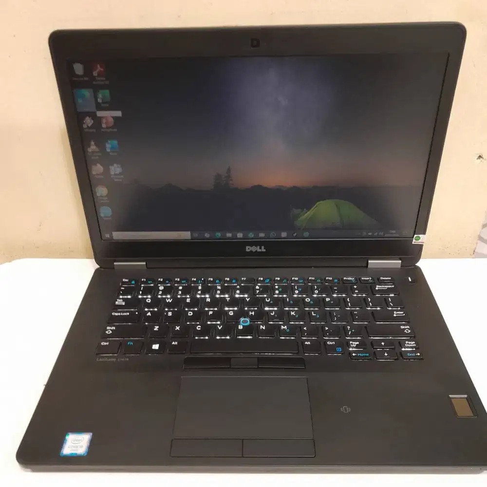 Laptop Dell Latitude E7470 core i5 gen 6 RAM 8GB SSD 256GB second mulu