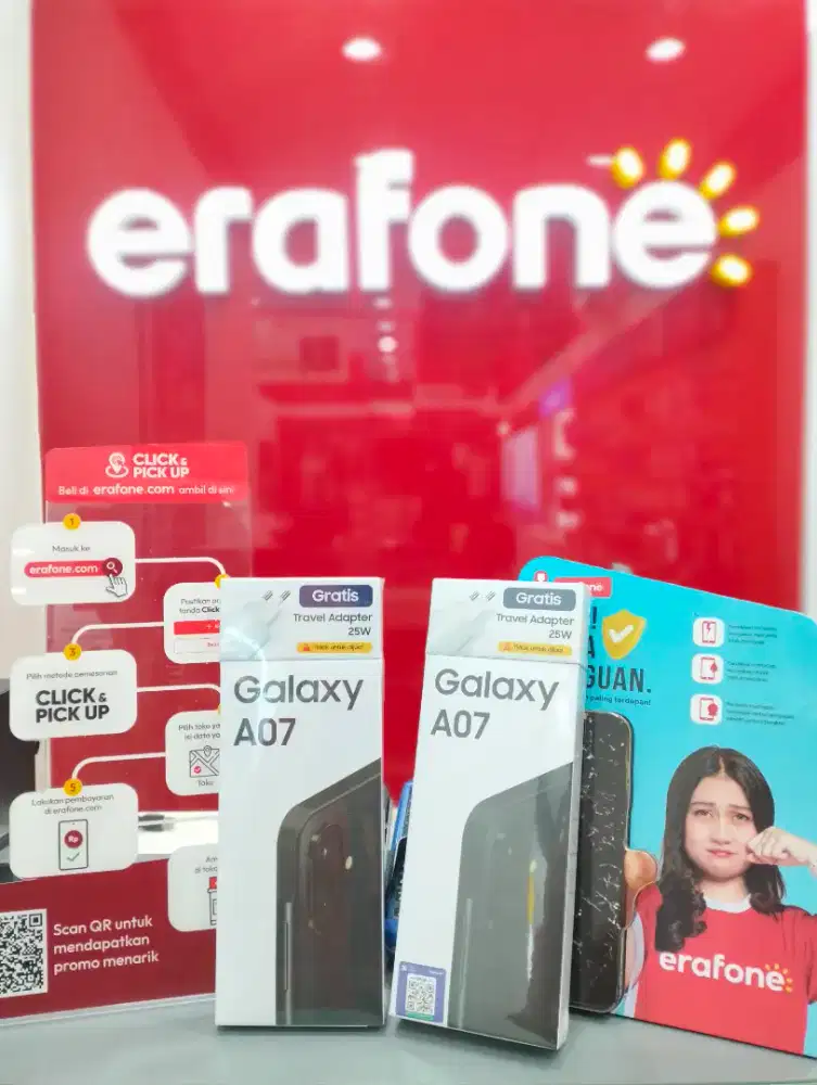 Samsung galaxy A07 4/64gb barang baru garansi resmi