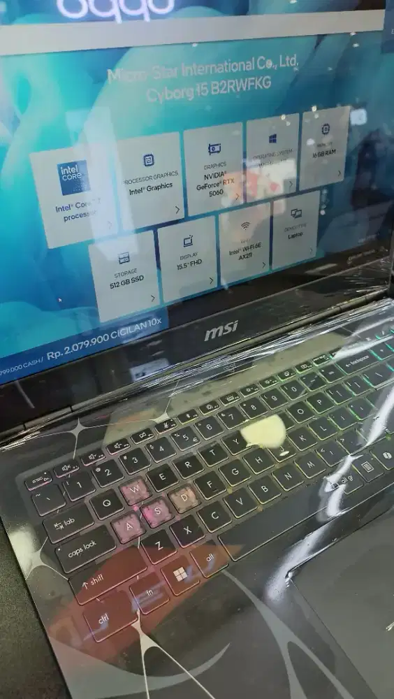 MSI CYBORG DENGAN CICILAN 0% HOME CREDIT