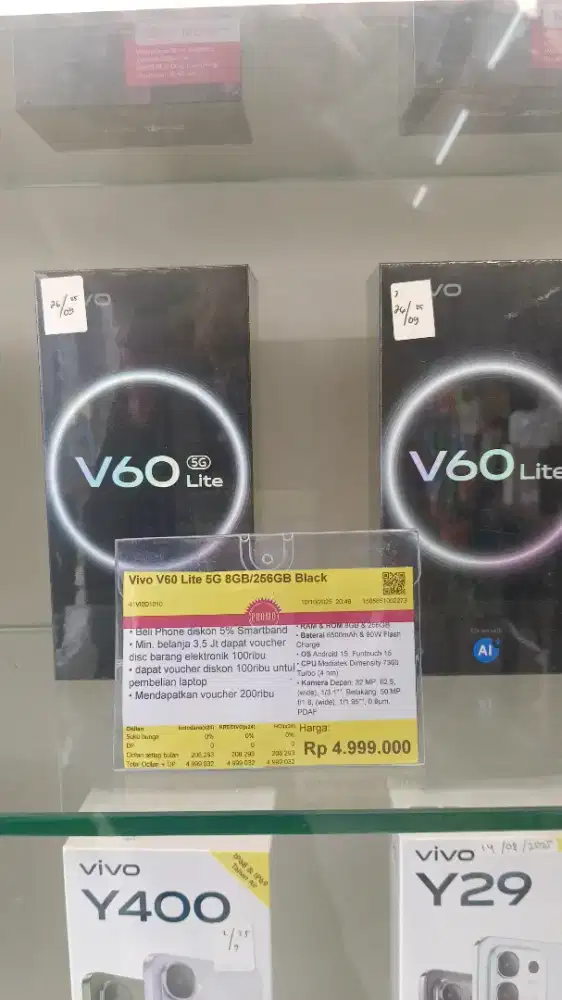 Vivo v60lite 5G kamera on poin