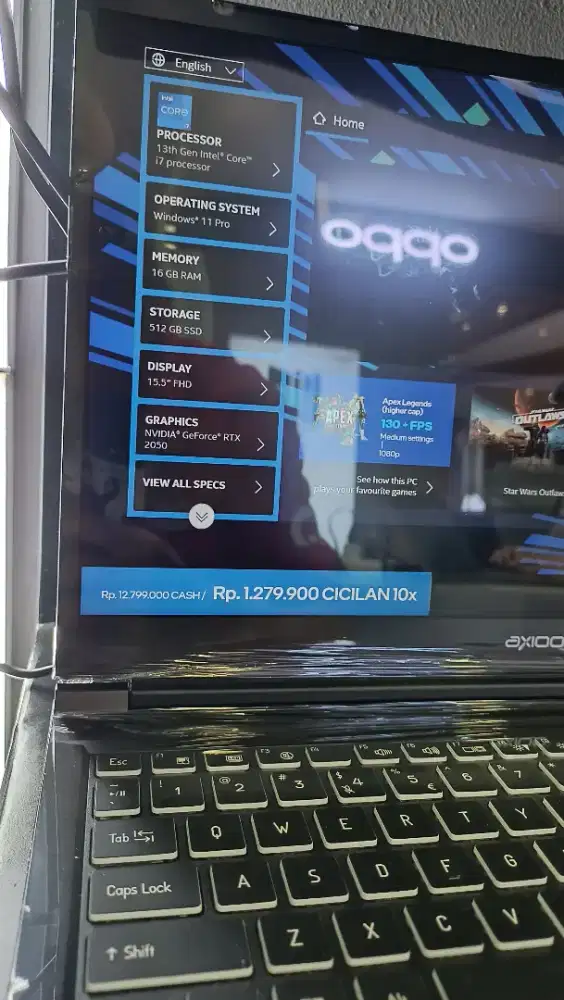 AXIOO PONGO DENGAN CICILAN 0 % HOME CREDIT