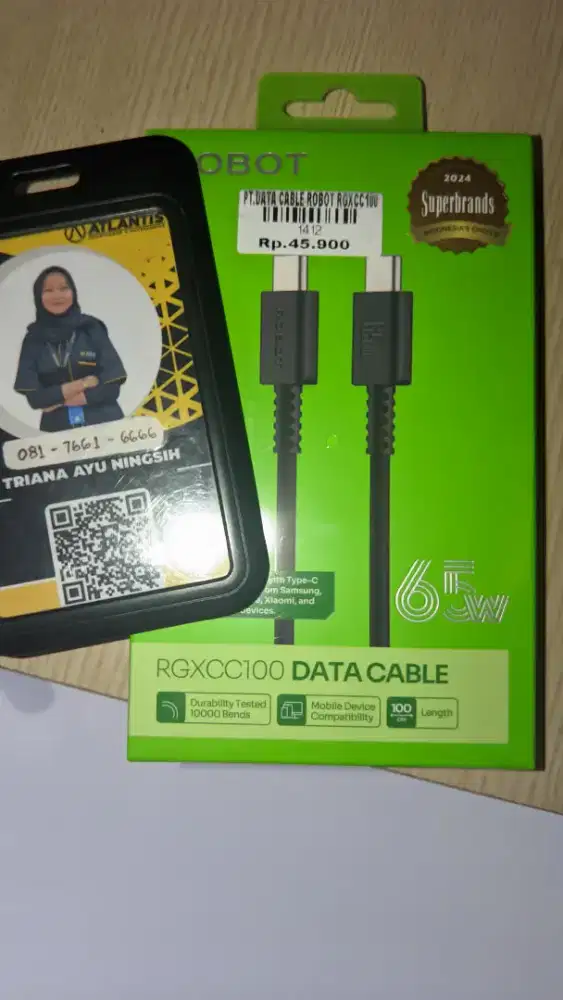 PT DATA CABLE ROBOT RGXCC100 | ATLANTIS DAHSYAT