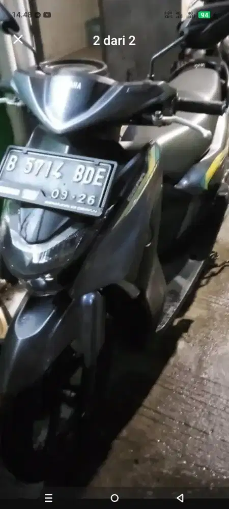 Yamaha Gear 2021 bln 9 B-Dki PJK ON Srt Lkp Gres