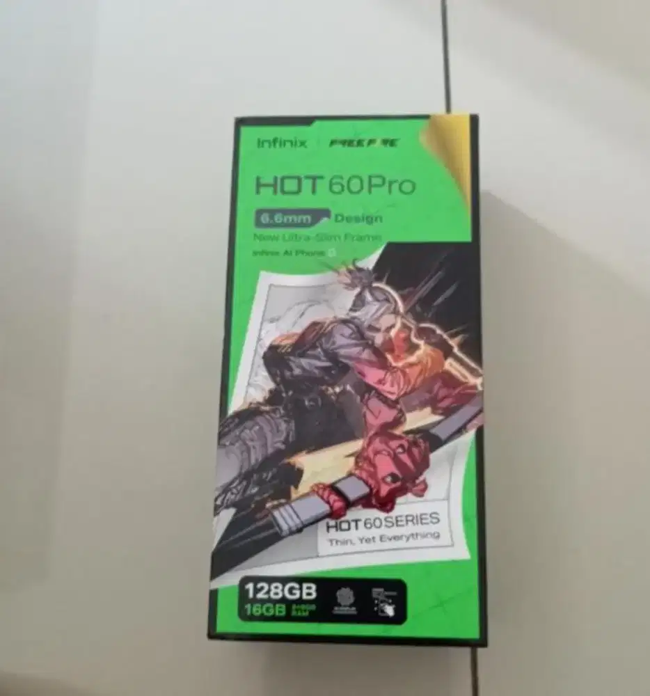 Infinix Hot 60 Pro 8/128GB Hitam Garansi Resmi