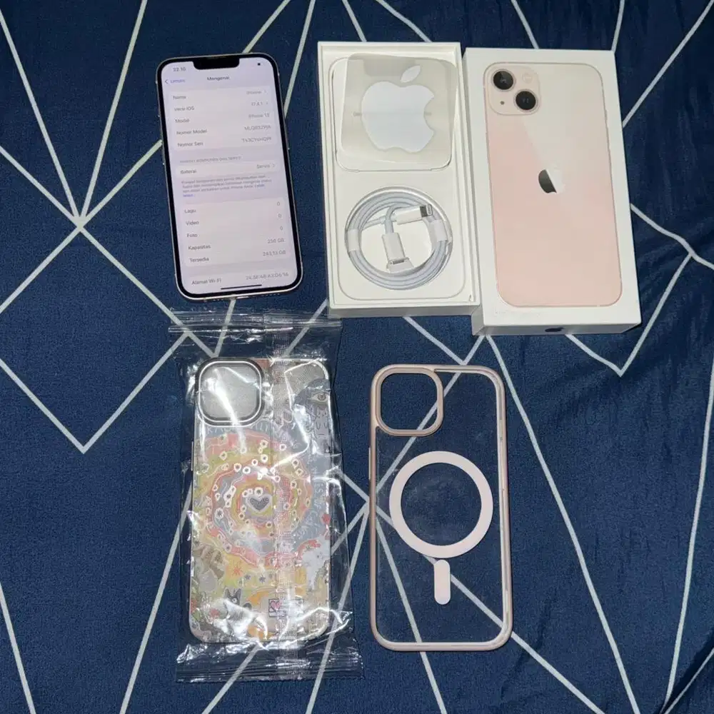 Iphone 13 pink 256gb BEACUKAI resmi