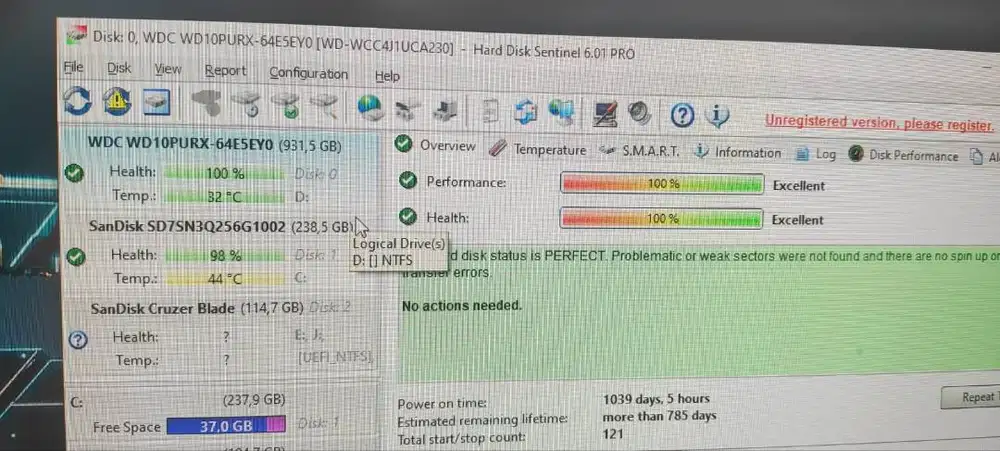 Hardisk PC 1 TB WD Purple