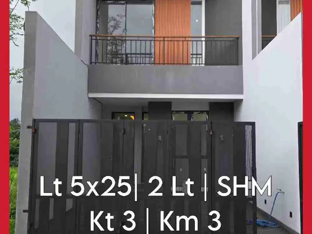 Wilson Rumah baru lokasi bagus uk 5x25 di meruya kav dki