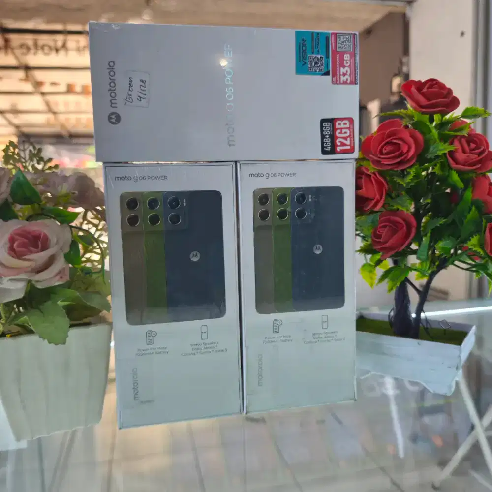 Moto g06 power 4+8/128gb Resmi segel