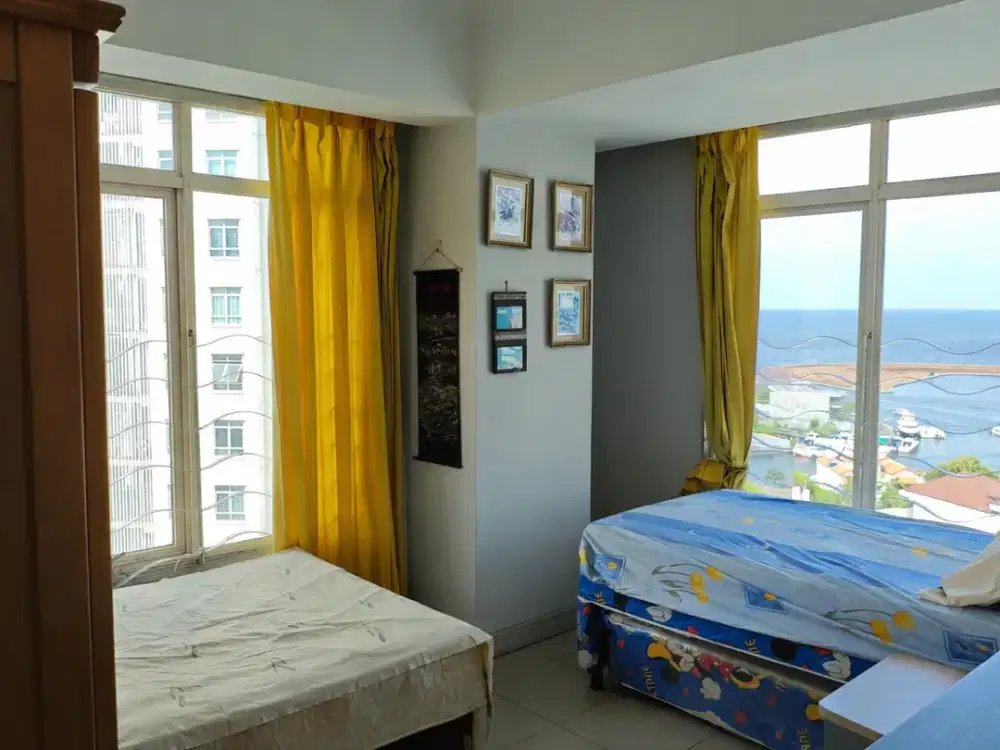 Jual Cepat Apartemen Pantai Mutiara 114m2 3+1KT Full Furnished View Laut