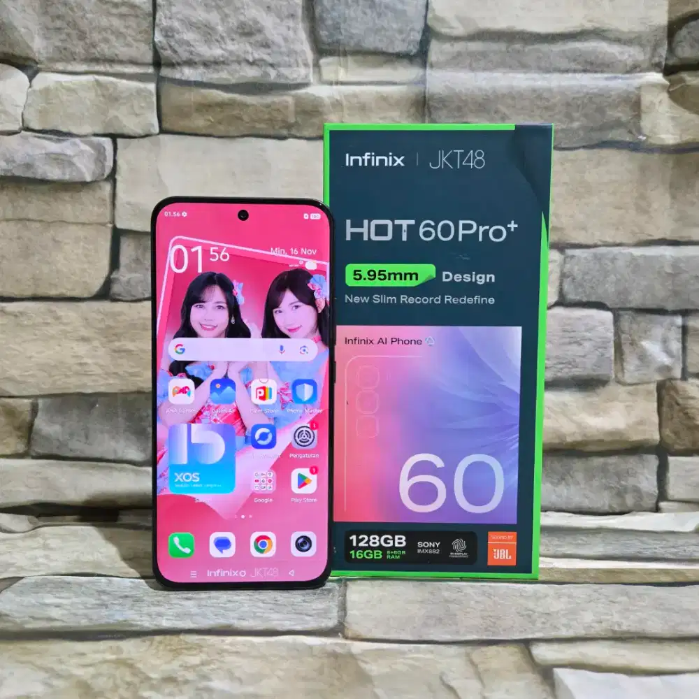 Infinix Hot 60 Pro Plus 8/128 4G Fulset segel mulus 95% Garansi panjan