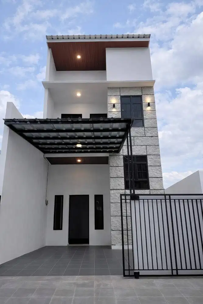 Rumah 2 Lantai Bangunan Baru Diharapan Indah Medan Satria Bekasi