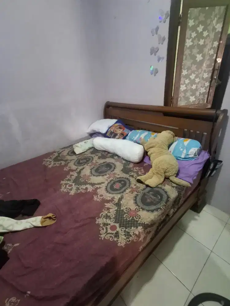 Lemari dan bale kasur kayu jati