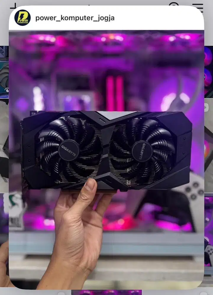 VGA PC Gigabyte GTX 1660S Super 6GB Mulus Adem Garansi 1,9 jt aja