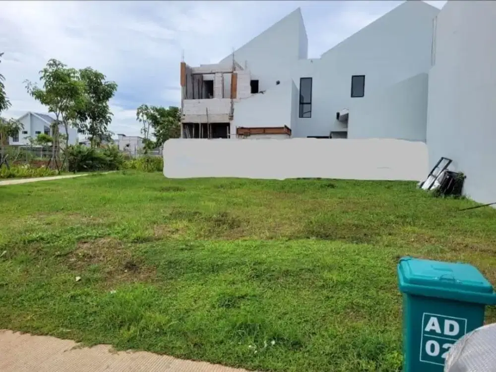 Kavling Hoek Bebas Banjir 202m2 Siap Bangun Strategis Cluster Alma Citra Garden Puri