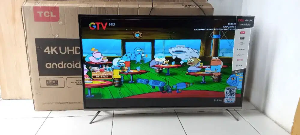 LED TCL Android 43 in !! ada garis