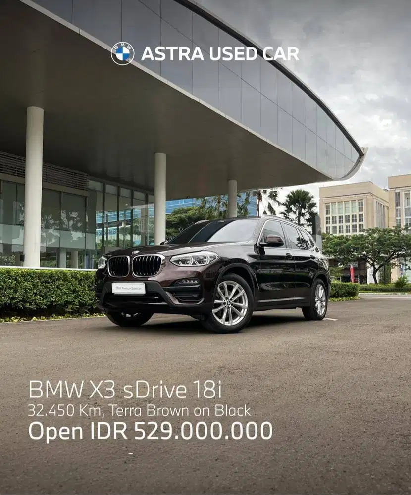 BMW ASTRA USED CAR!!! BMW X3 2.0 sDrive20i 2020 LOW KM! RARE COL