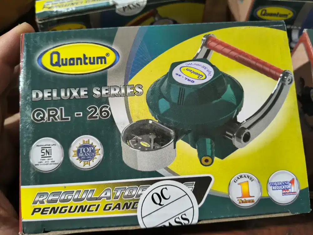 Regulator LPG Quantum Deluxe Series QRL-26 SNI (Rekomendasi)