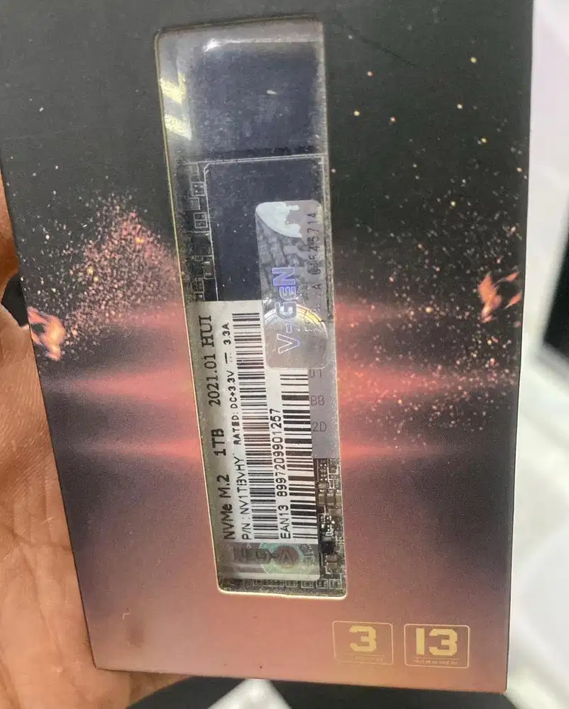 SSD NVME 1TB VGEN Gen3 Bagus Sehat Normal 1,3 jt aja